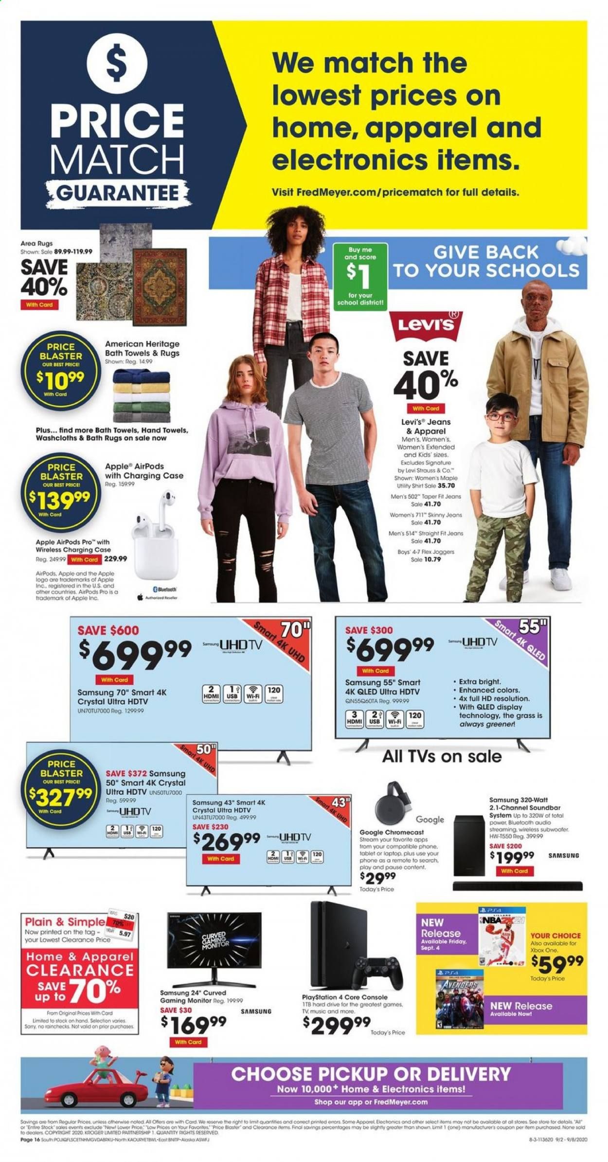 Fred Meyer Weekly Ad September 2 to September 8