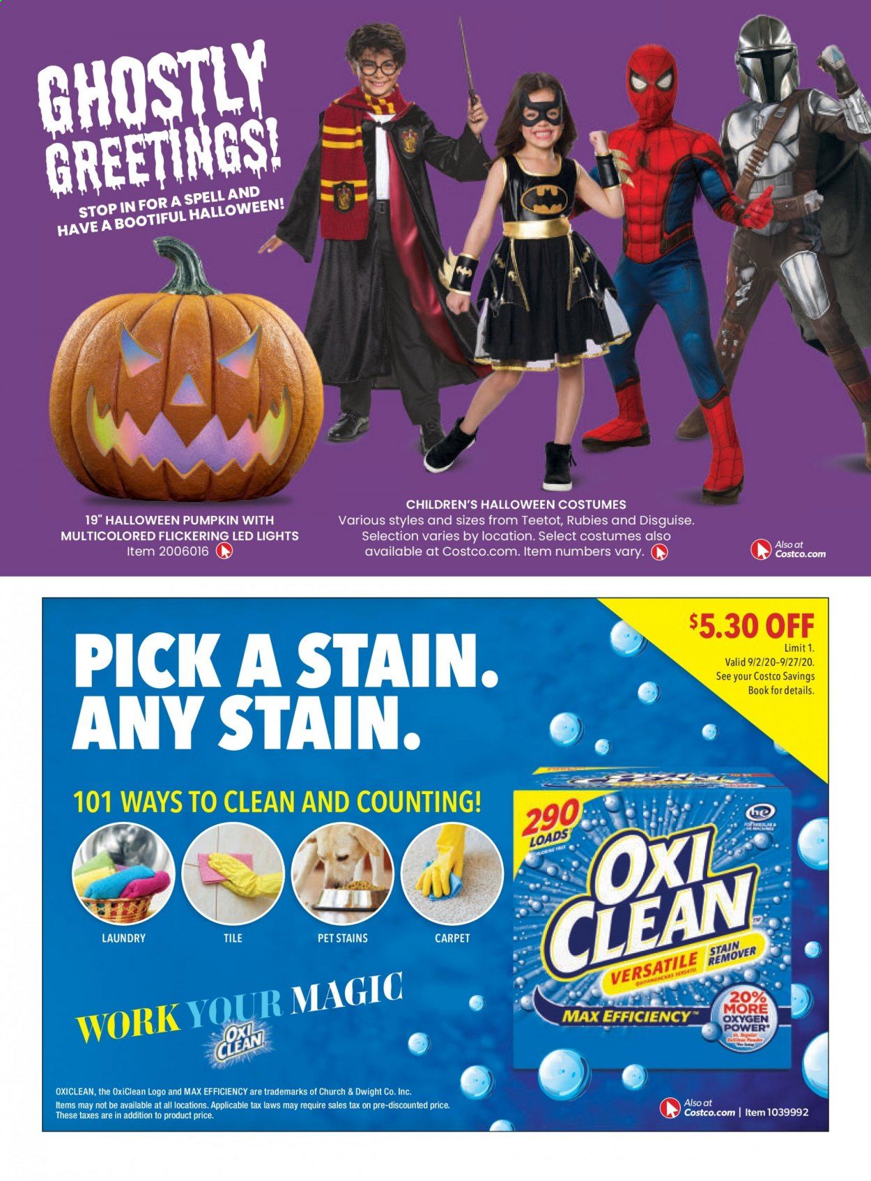 Costco Weekly Ad September 1 to September 30
