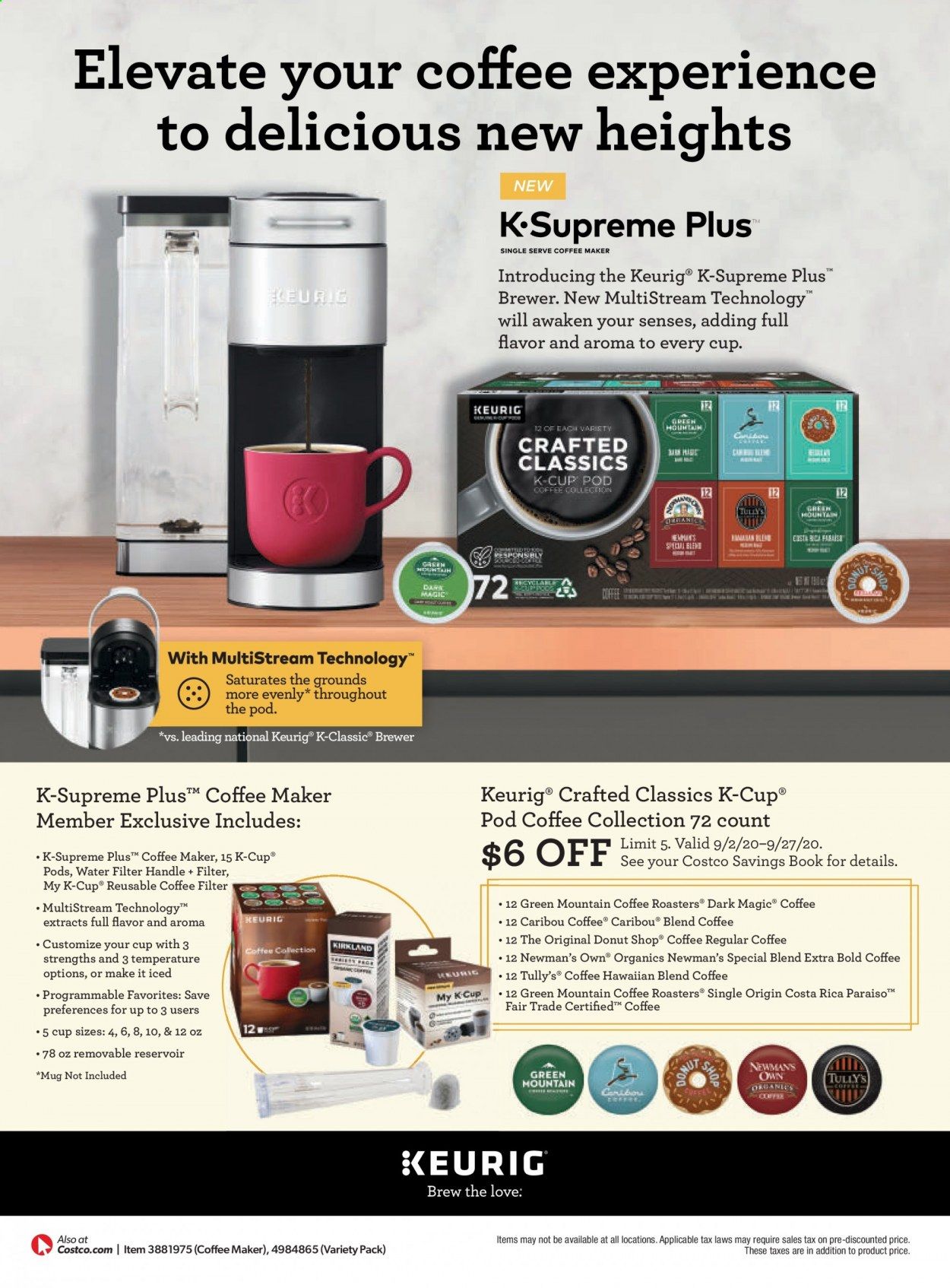 Costco Weekly Ad September 1 to September 30