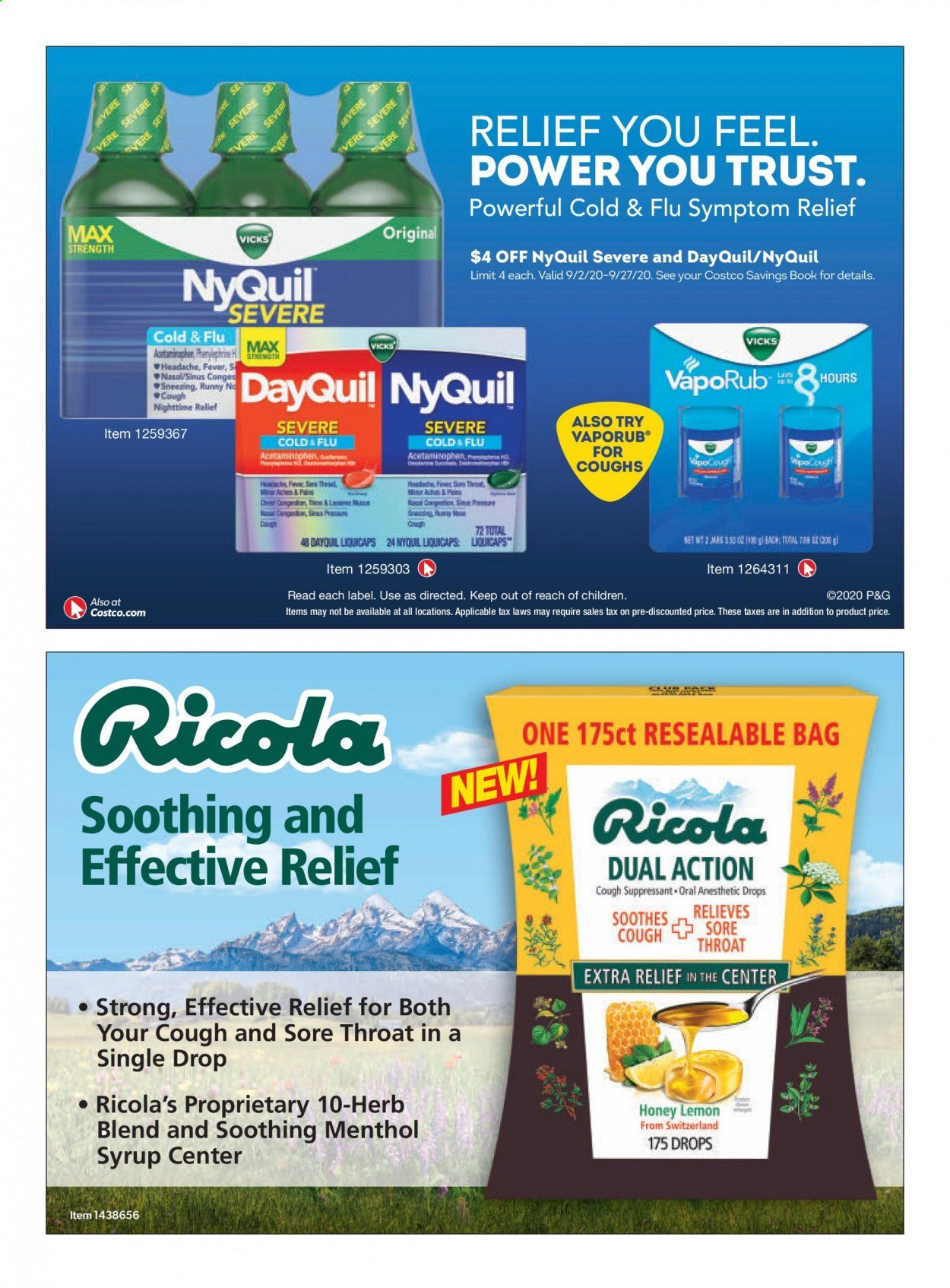Costco Weekly Ad September 1 to September 30