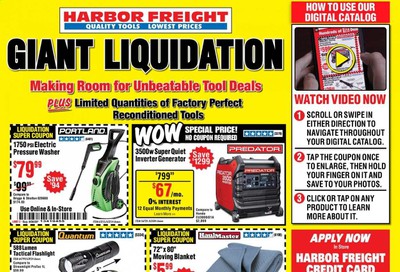 Harbor Freight Weekly Ad September 1 to September 30