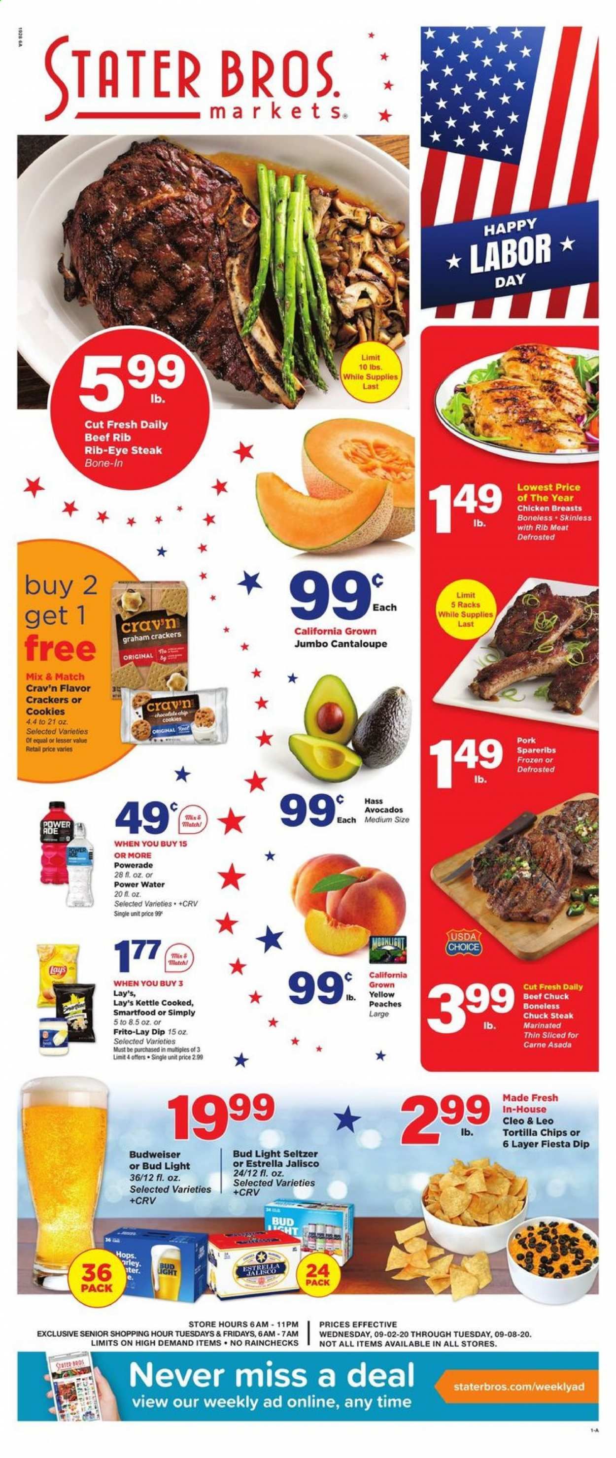 Stater Bros. Weekly Ad September 2 to September 8