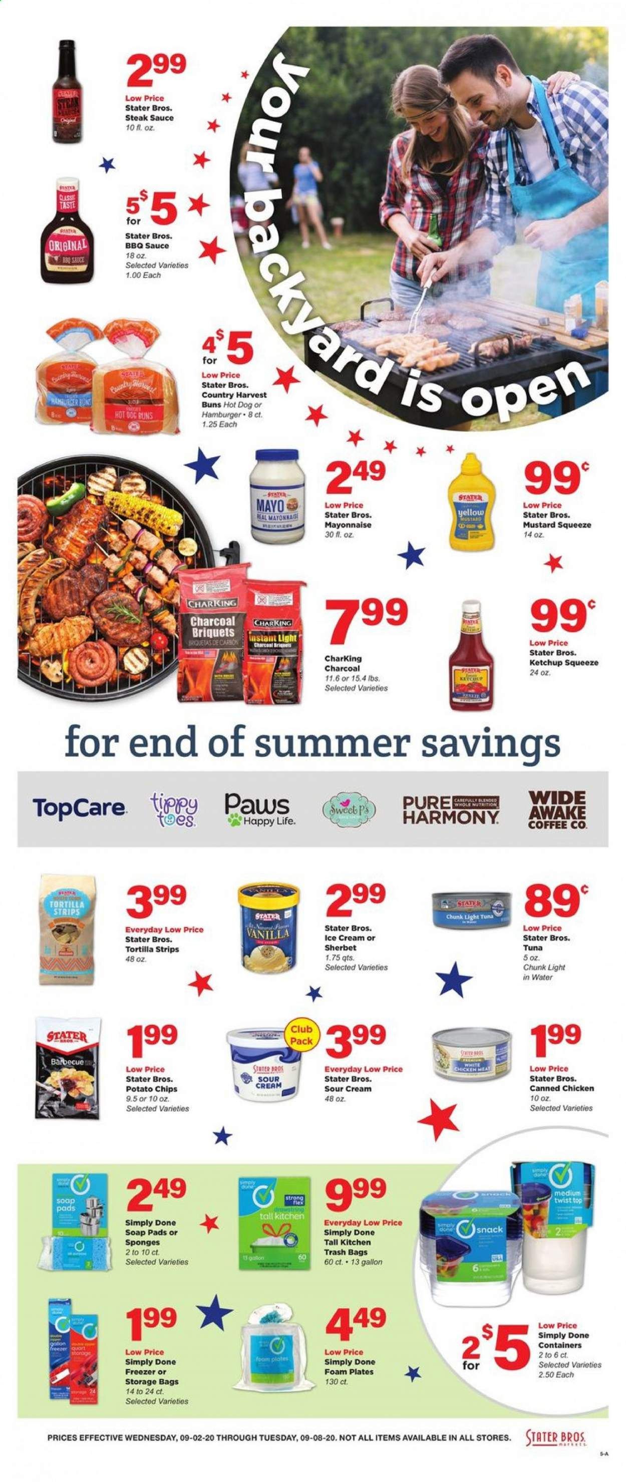 Stater Bros. Weekly Ad September 2 to September 8