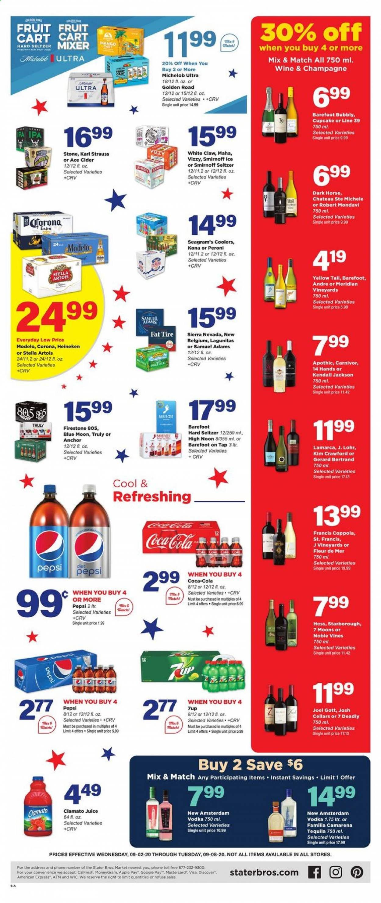 Stater Bros. Weekly Ad September 2 to September 8
