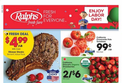 Ralphs Fresh Fare Weekly Ad September 2 to September 8