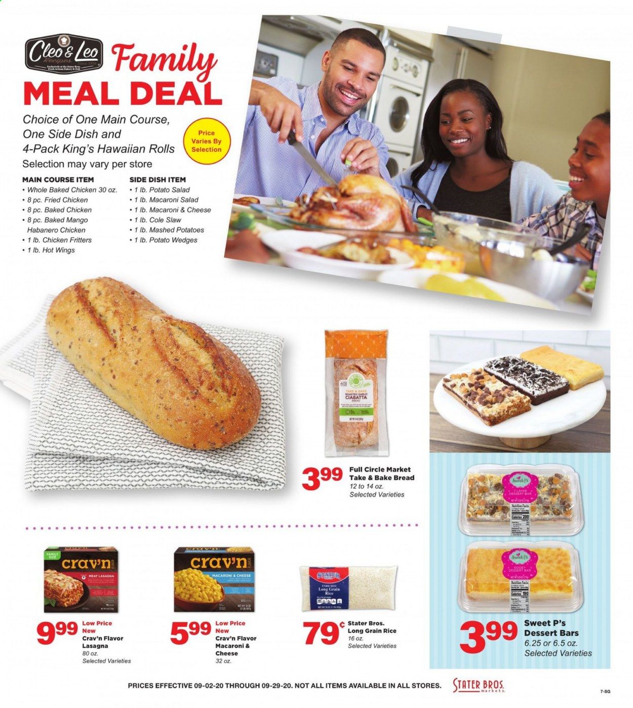 Stater Bros. Weekly Ad September 2 to September 29