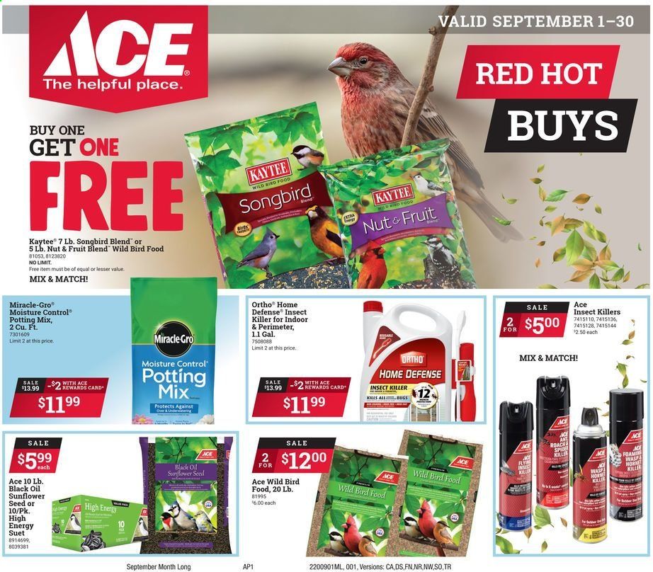 ACE Hardware Weekly Ad September 1 to September 30