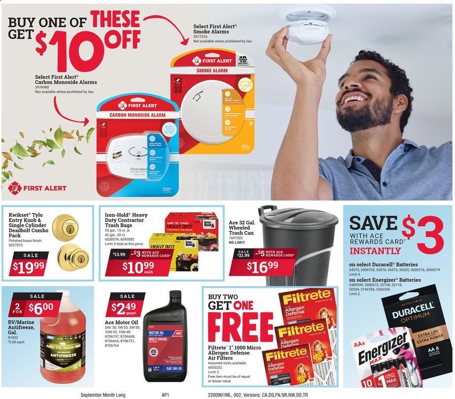 ACE Hardware Weekly Ad September 1 to September 30