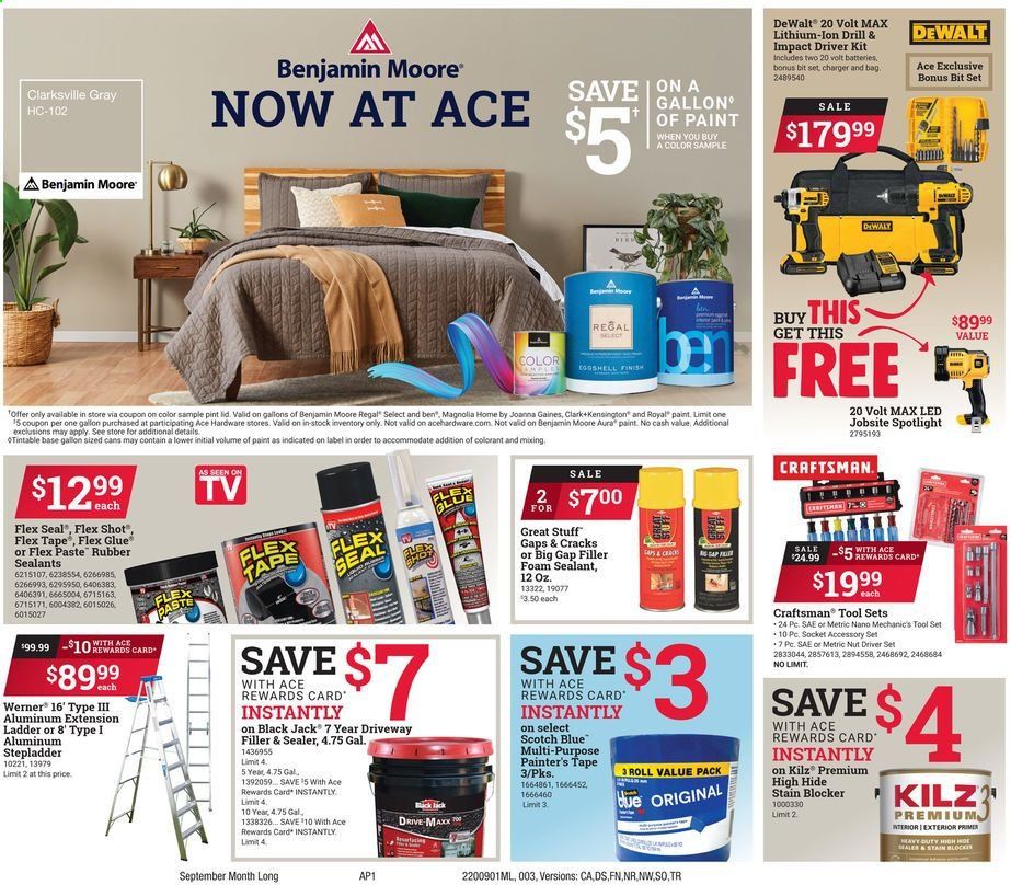 ACE Hardware Weekly Ad September 1 to September 30