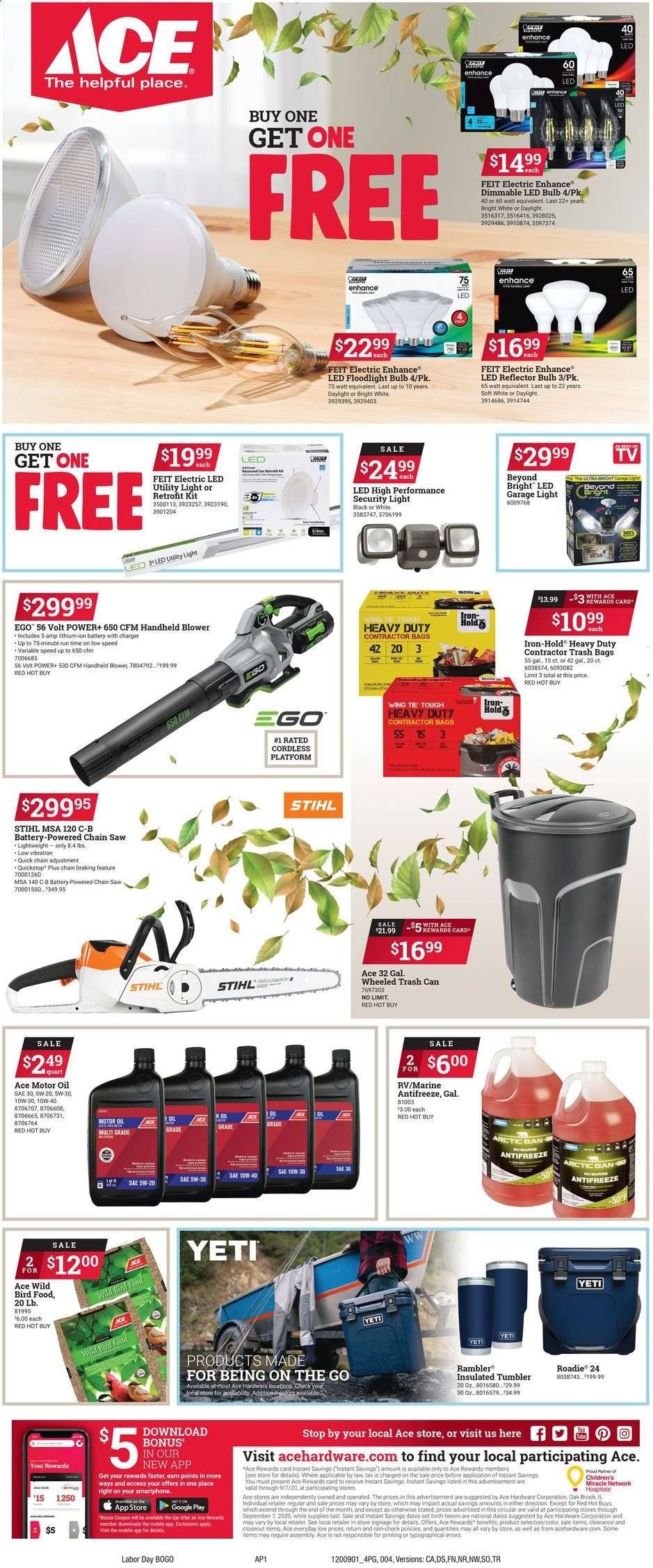 ACE Hardware Weekly Ad September 1 to September 7