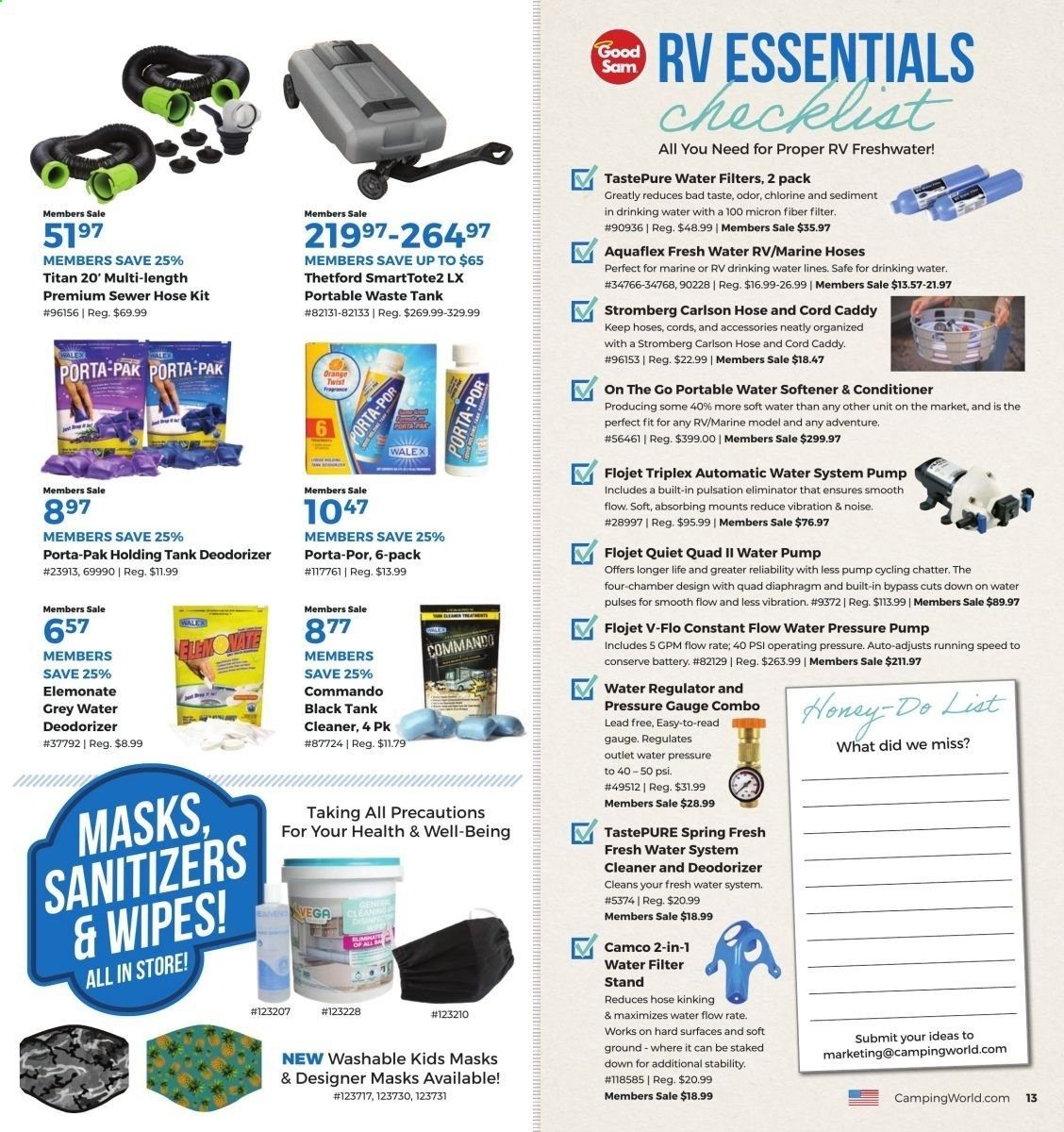 Camping World Weekly Ad August 31 to September 27