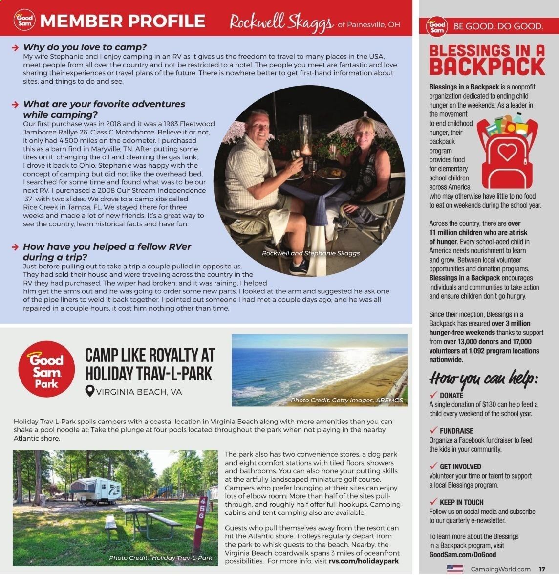 Camping World Weekly Ad August 31 to September 27