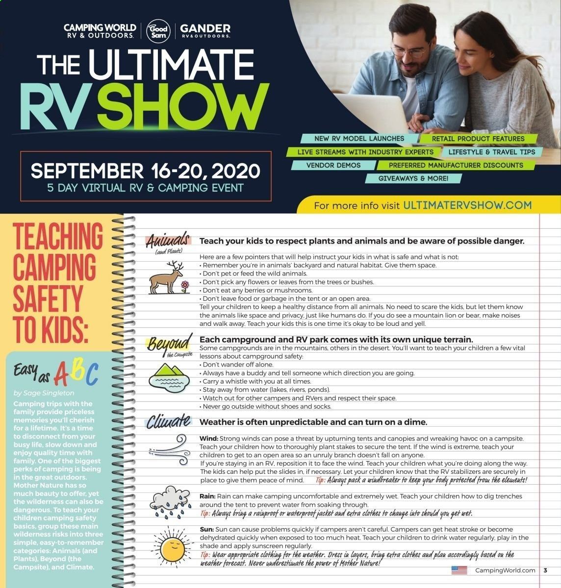 Camping World Weekly Ad August 31 to September 27
