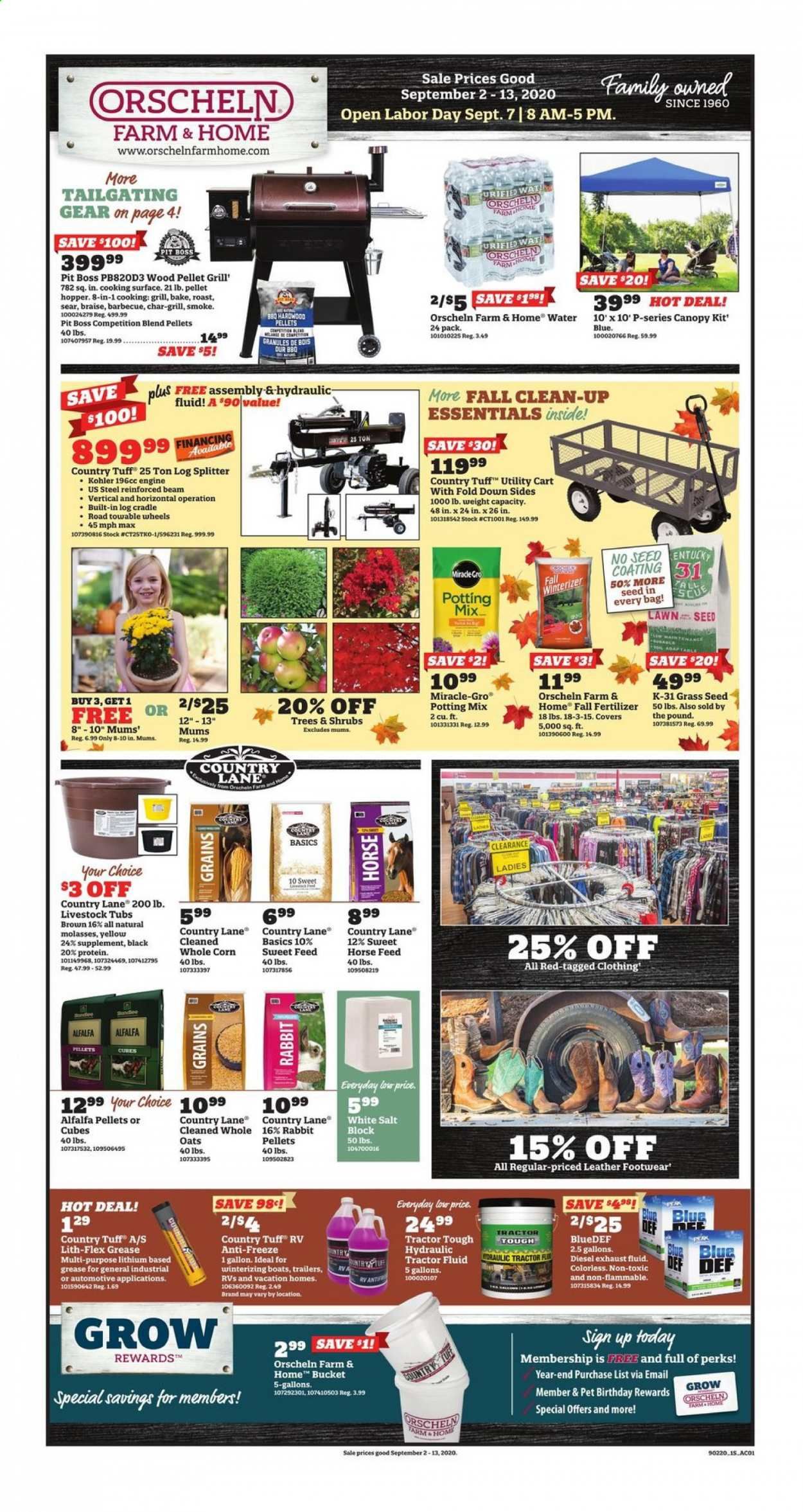 Orscheln Farm and Home Weekly Ad September 2 to September 13
