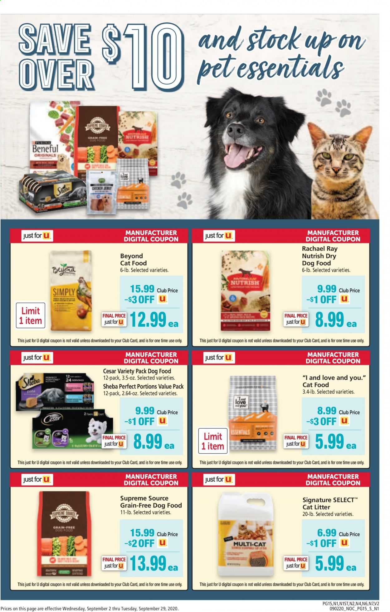 Safeway Weekly Ad September 2 to September 29