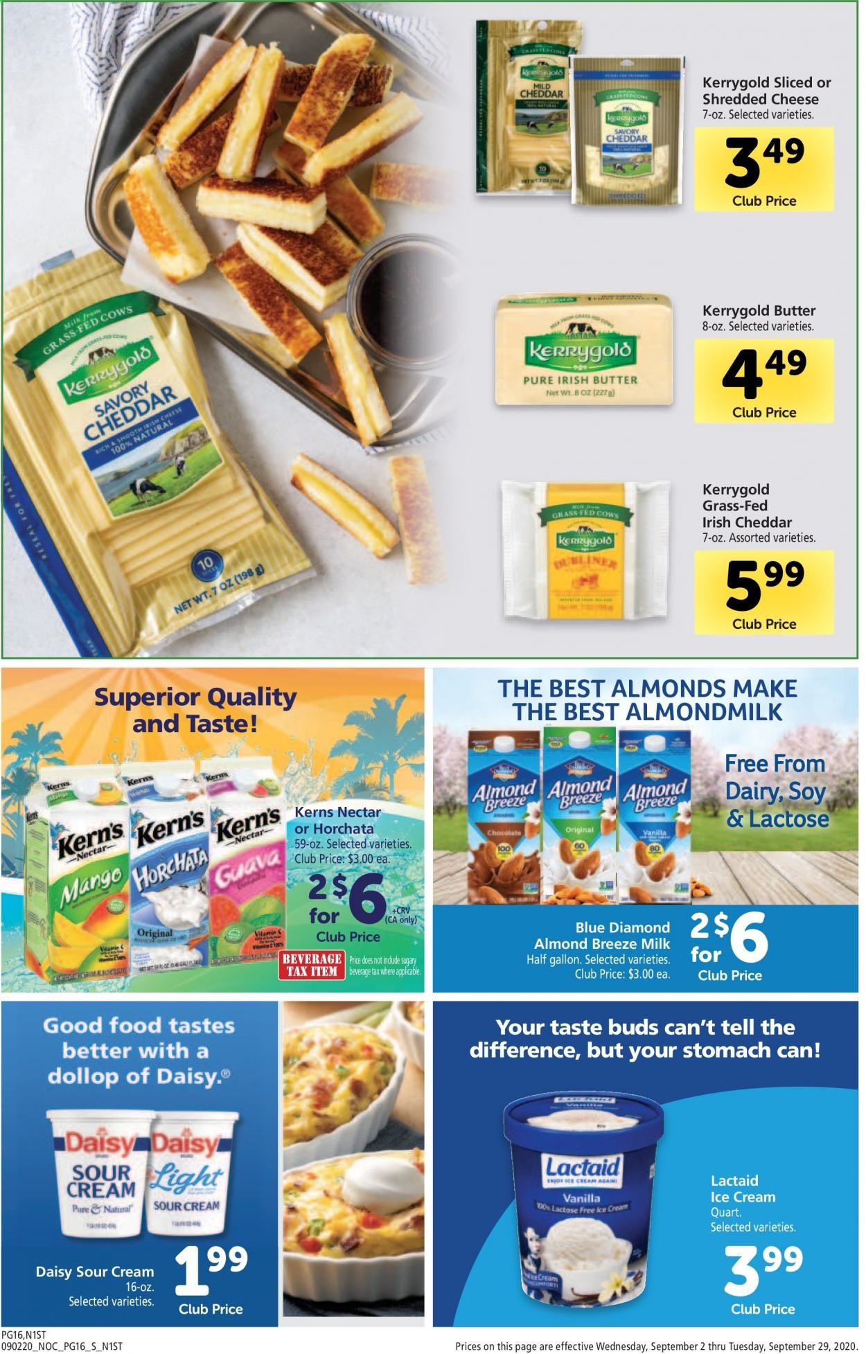 Safeway Weekly Ad September 2 to September 29
