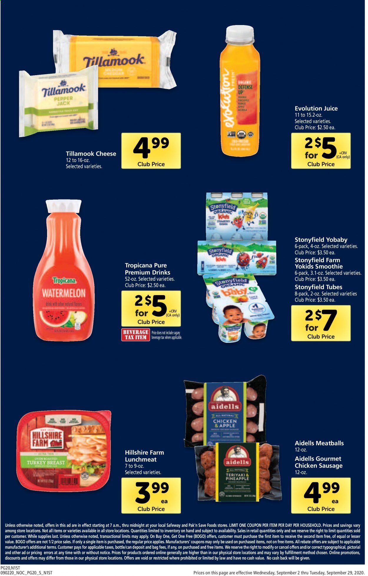 Safeway Weekly Ad September 2 to September 29