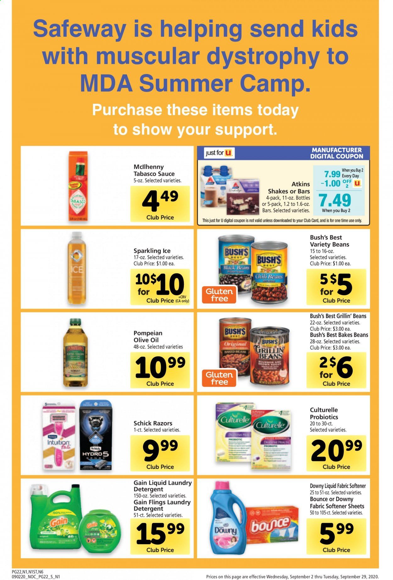 Safeway Weekly Ad September 2 to September 29