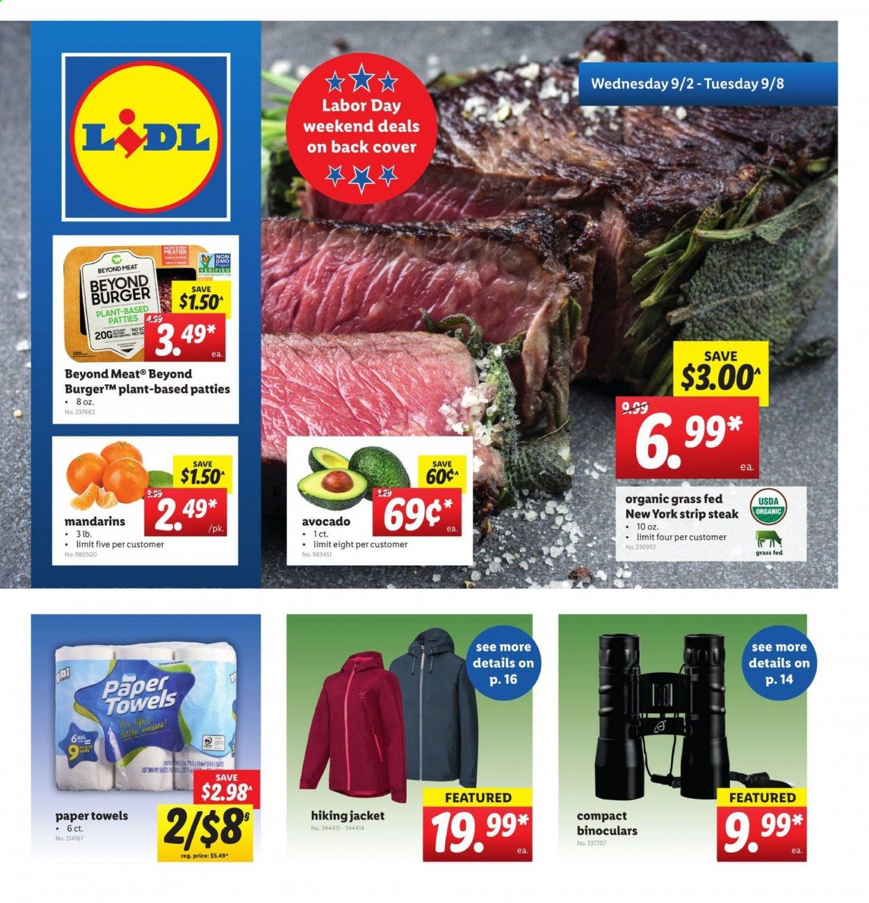 Lidl Weekly Ad September 2 to September 8