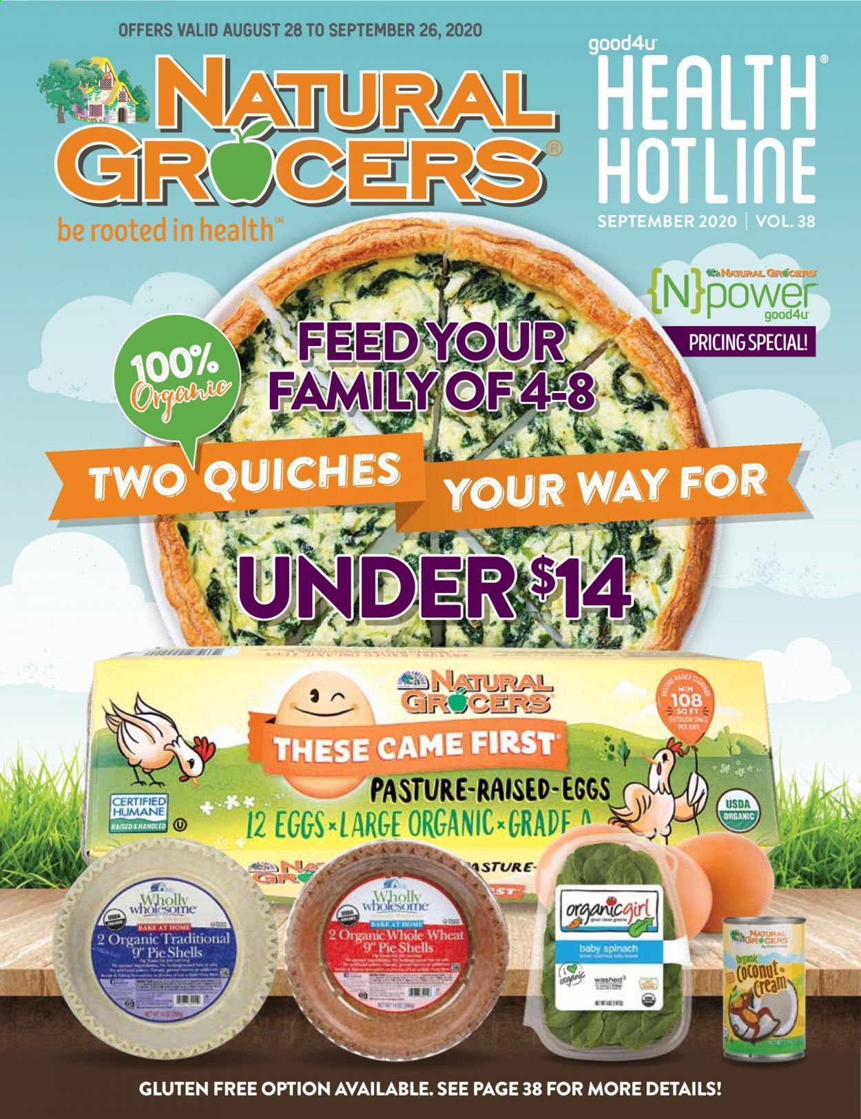 Natural Grocers Weekly Ad August 28 to September 26