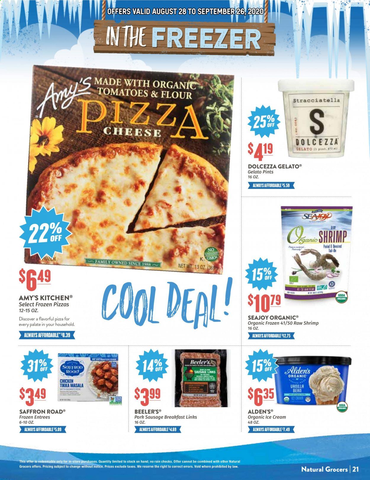 Natural Grocers Weekly Ad August 28 to September 26