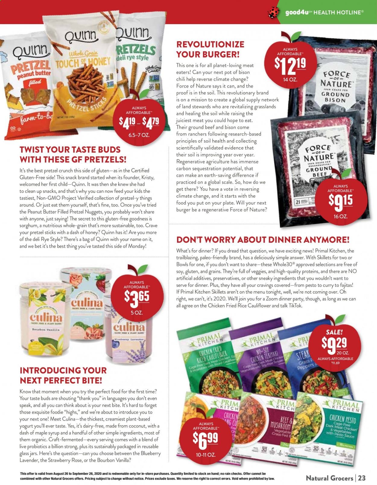 Natural Grocers Weekly Ad August 28 to September 26
