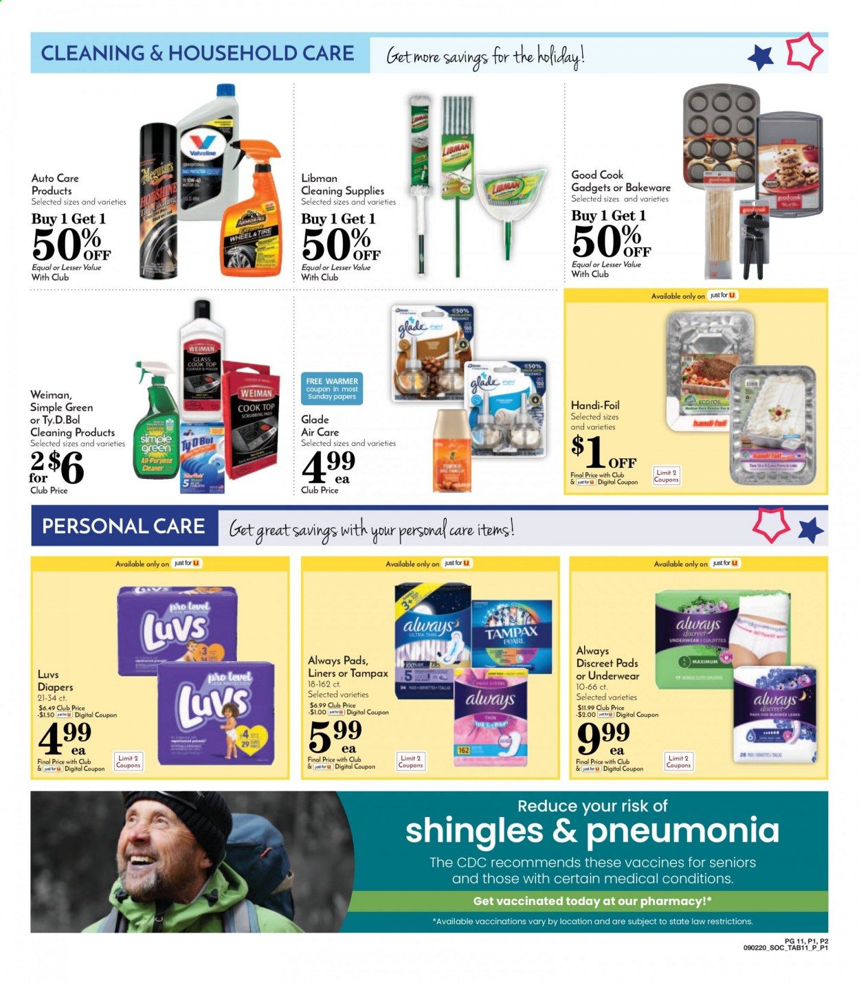 Pavilions Weekly Ad September 2 to September 8