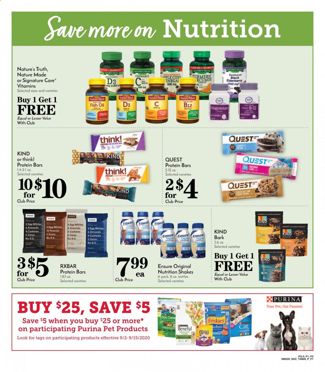 Pavilions Weekly Ad September 2 to September 8