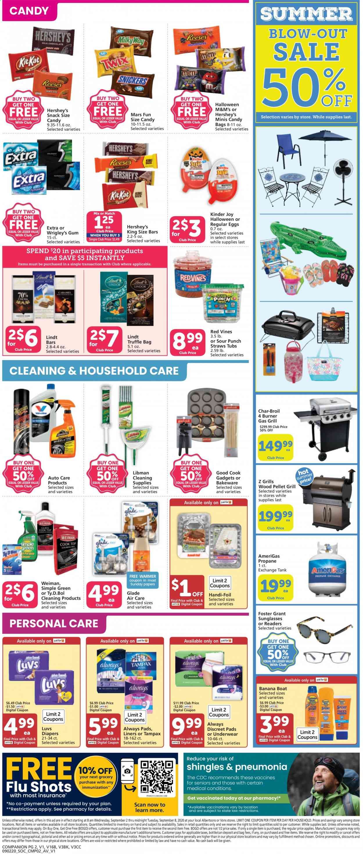 Vons Weekly Ad September 2 to September 8
