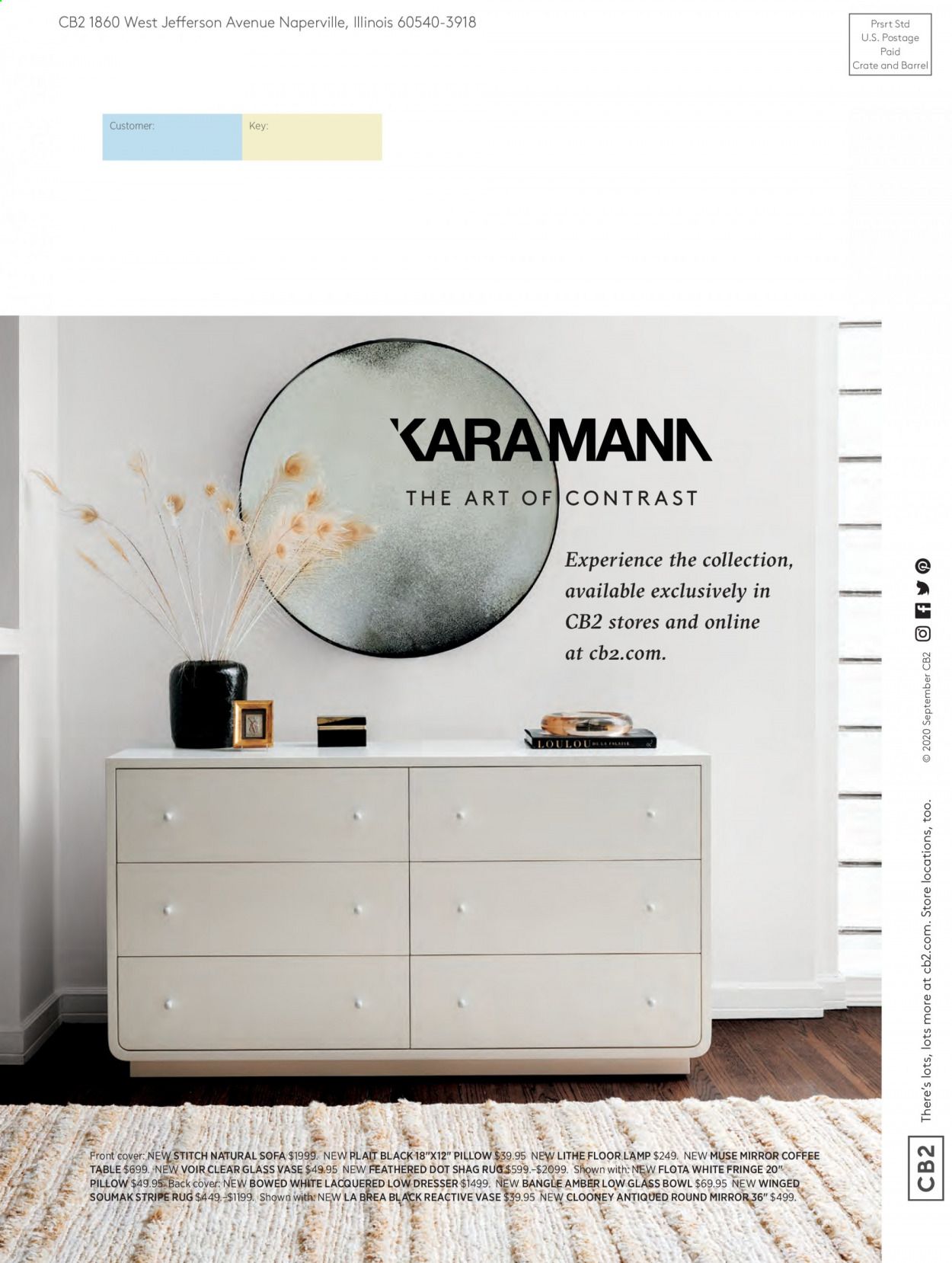 CB2 Weekly Ad September 1 to September 30