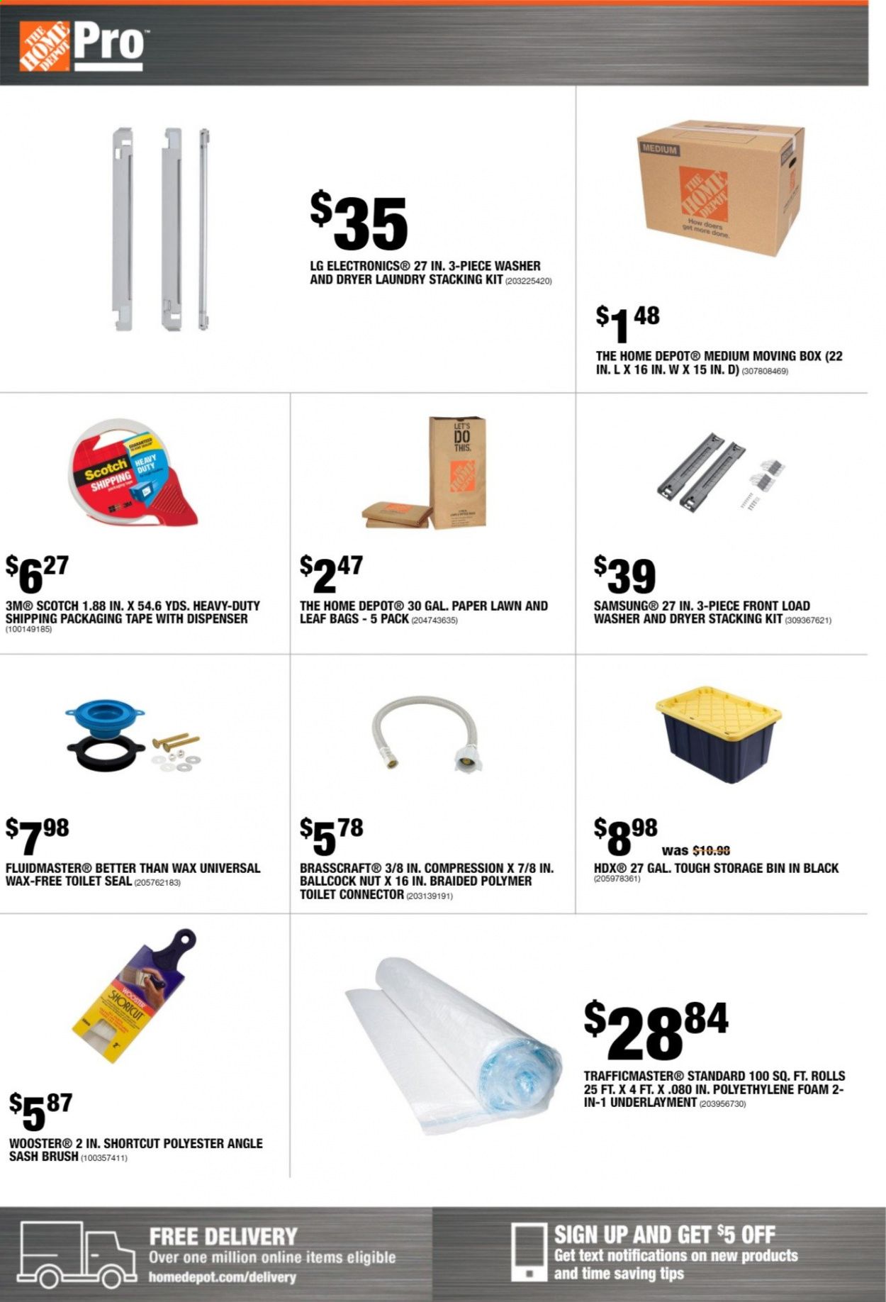 The Home Depot Weekly Ad August 31 to September 7