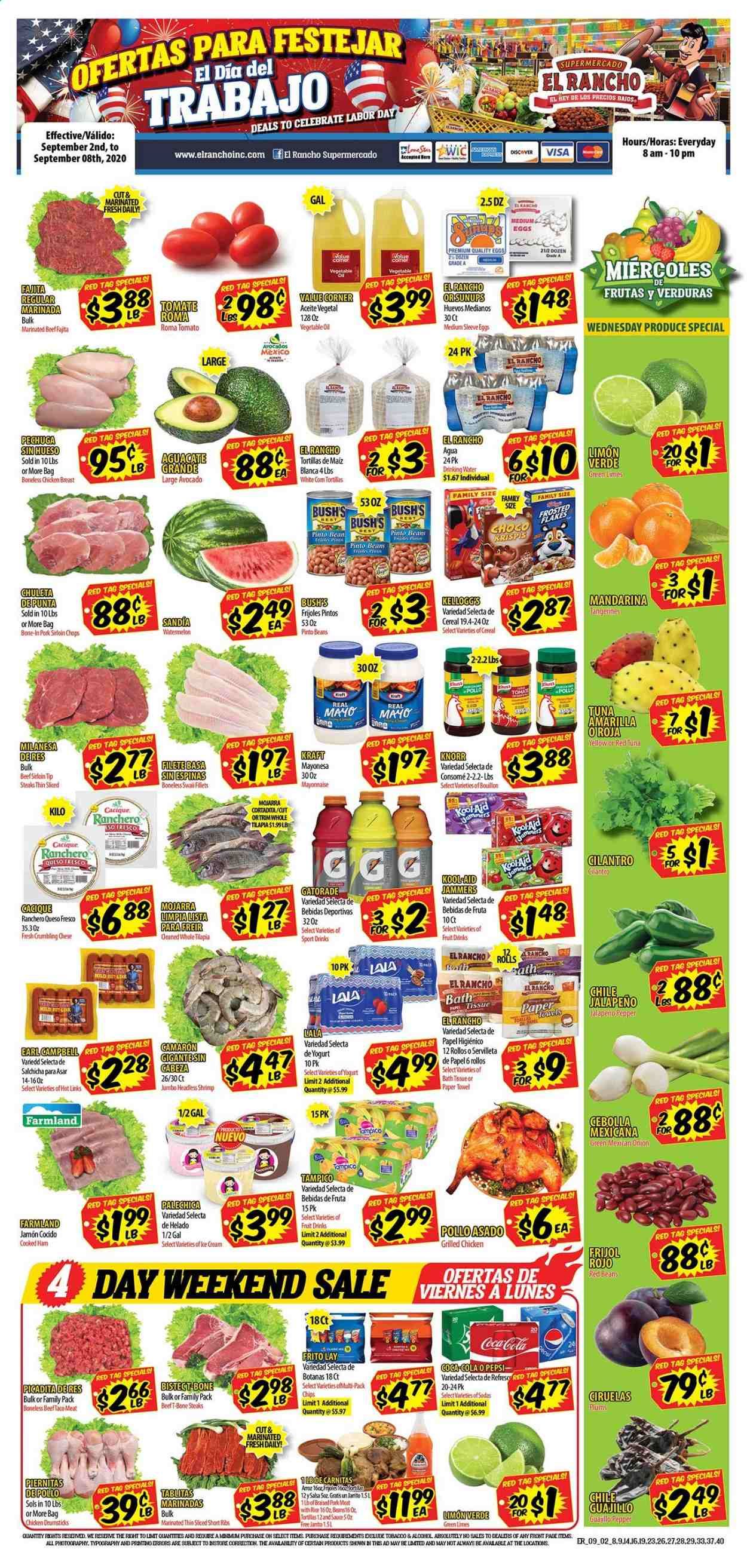 El Rancho Weekly Ad September 2 to September 8