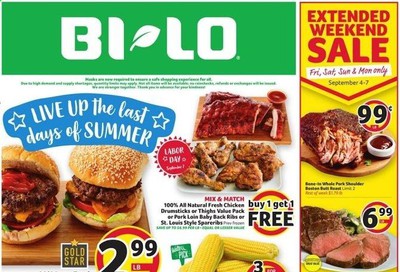 BI-LO Weekly Ad September 2 to September 8