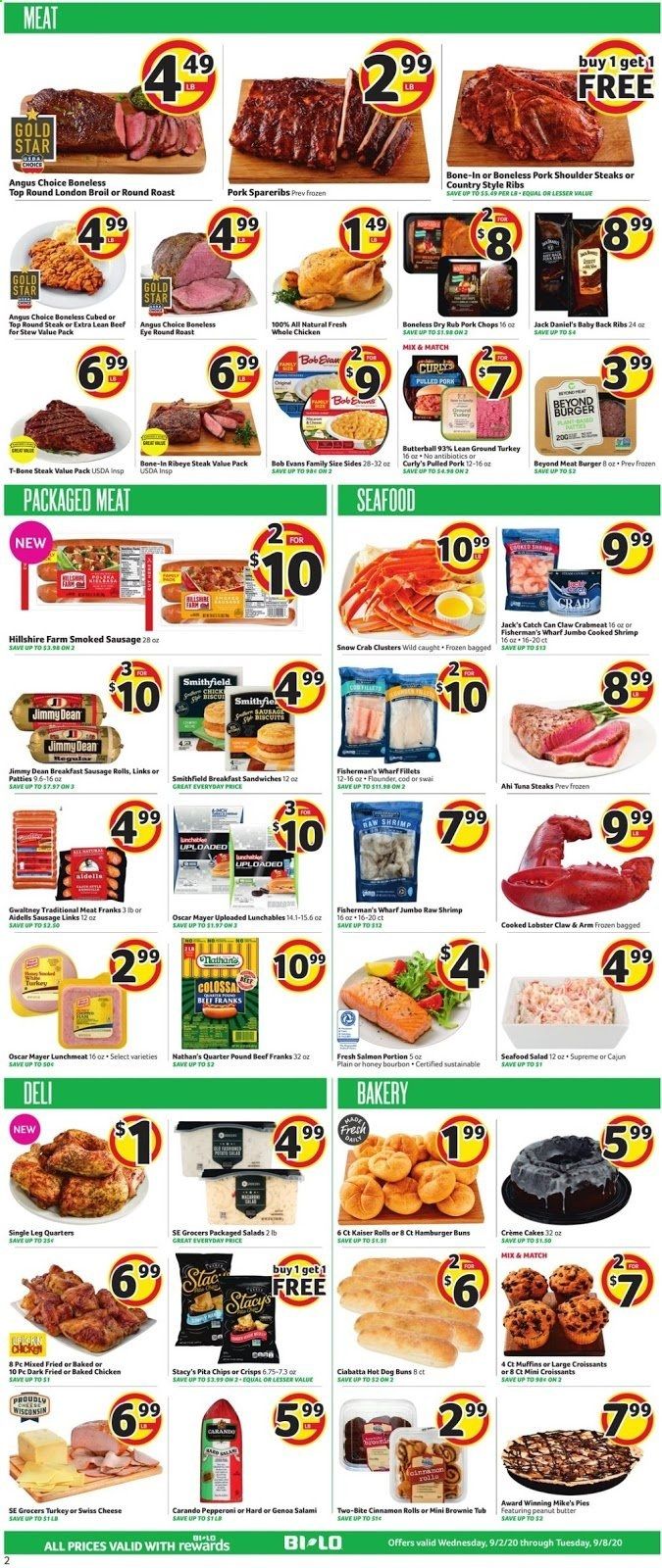 BI-LO Weekly Ad September 2 to September 8