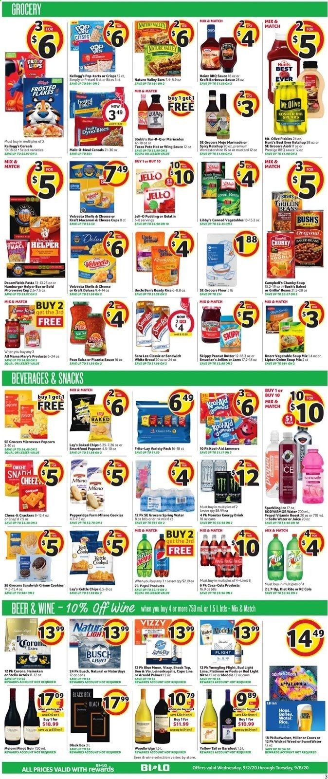 BI-LO Weekly Ad September 2 to September 8