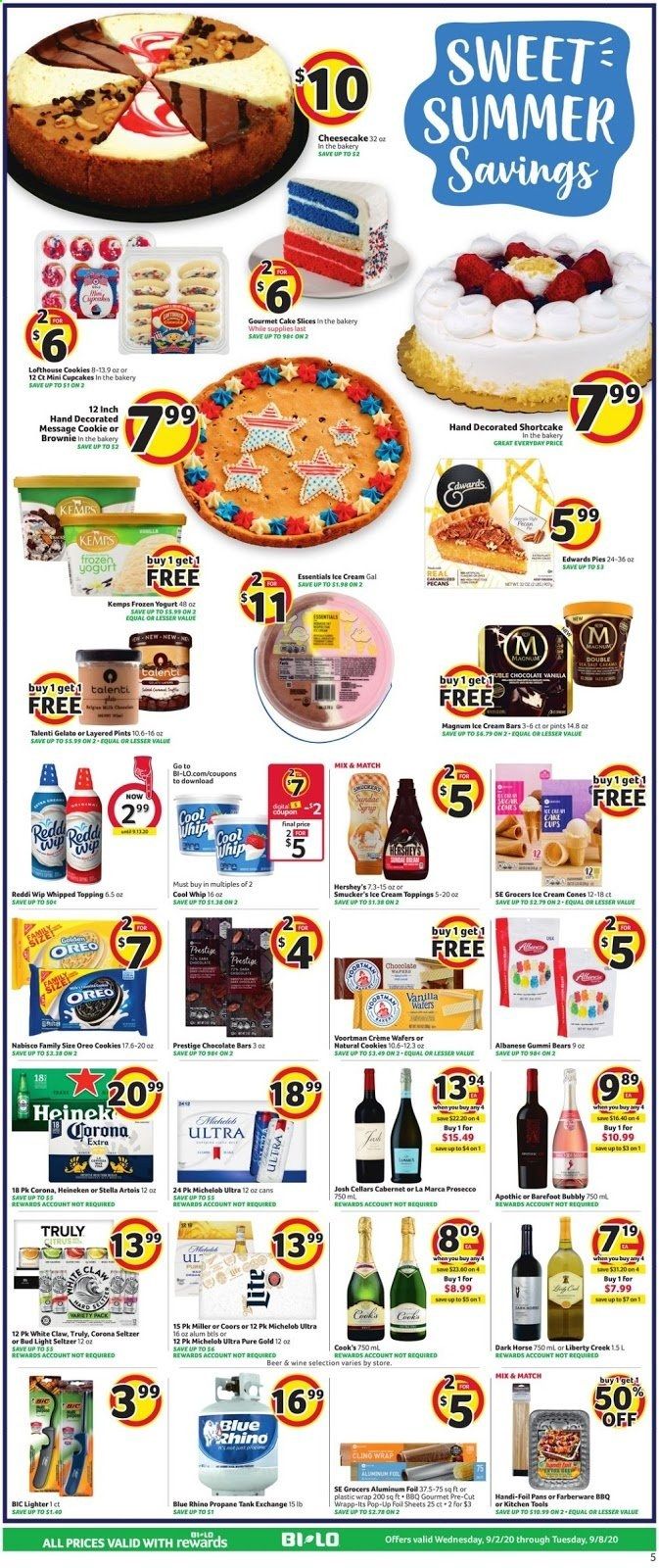 BI-LO Weekly Ad September 2 to September 8