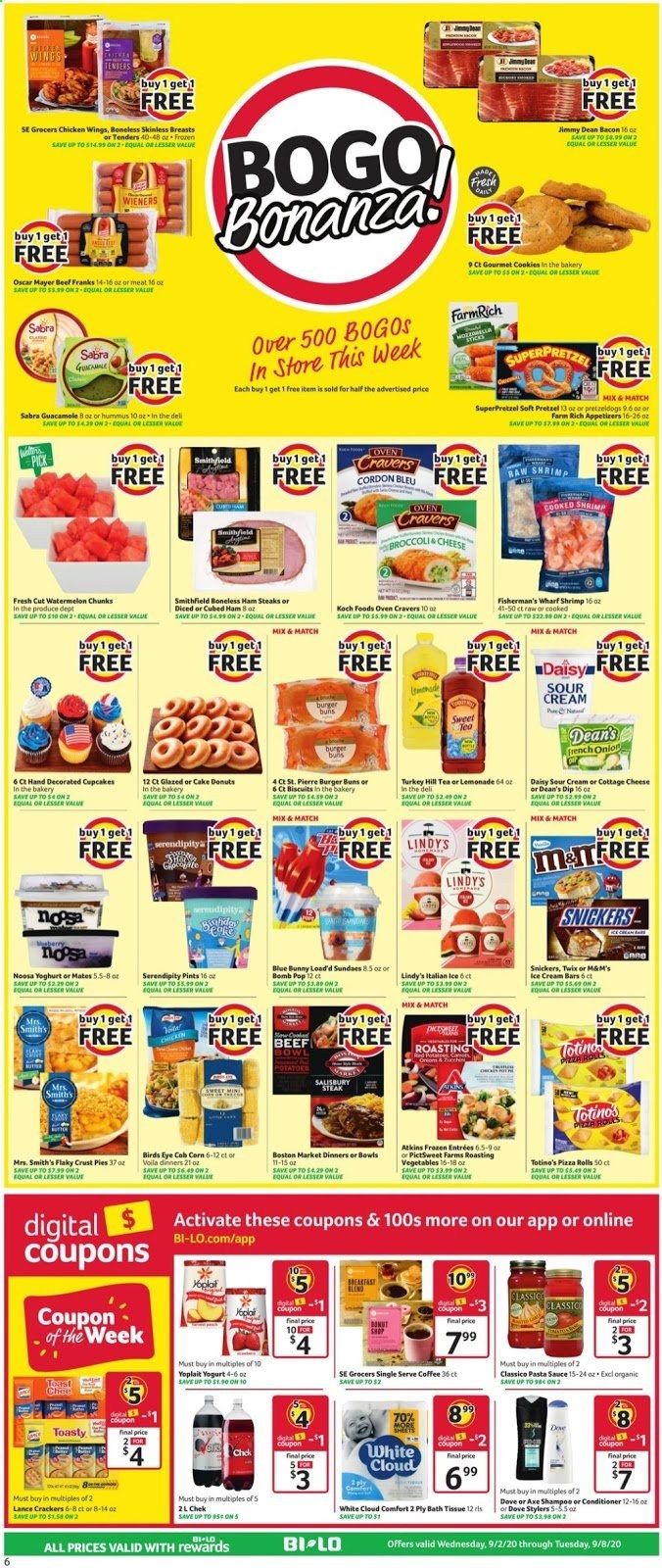 BI-LO Weekly Ad September 2 to September 8