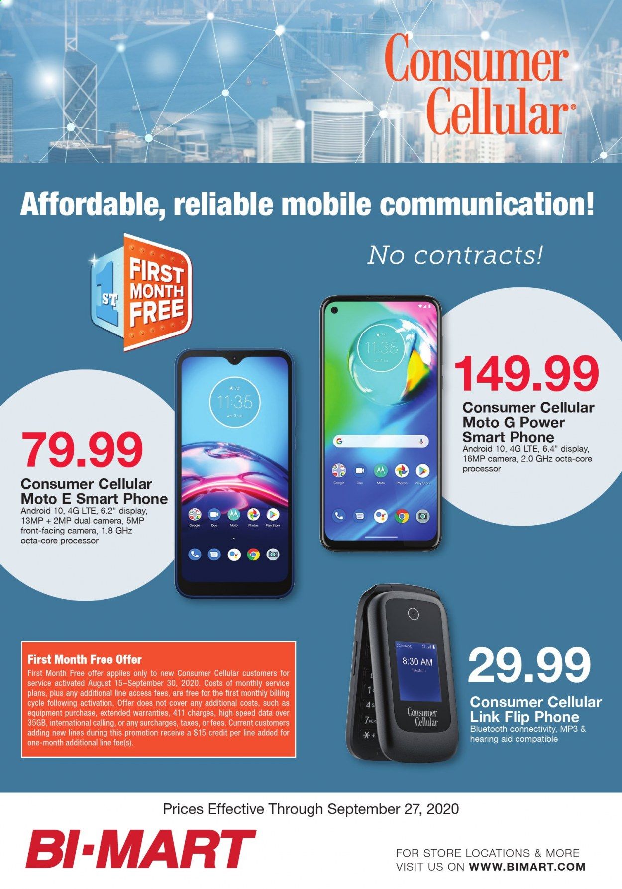 Bi-Mart Weekly Ad September 1 to September 27