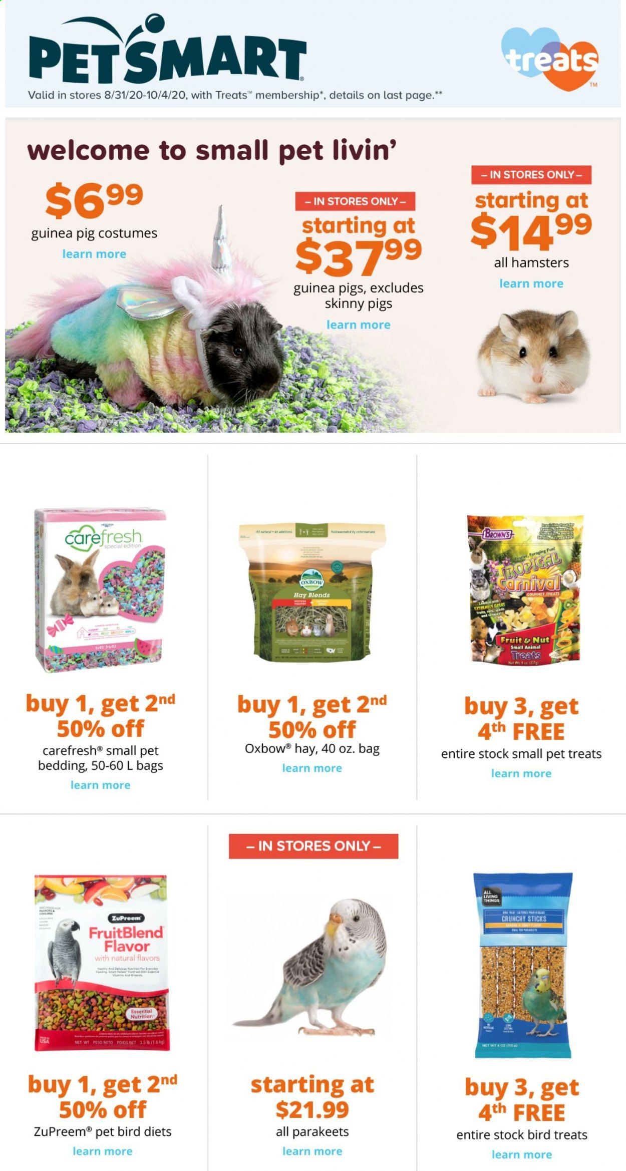PetSmart Weekly Ad August 31 to October 4