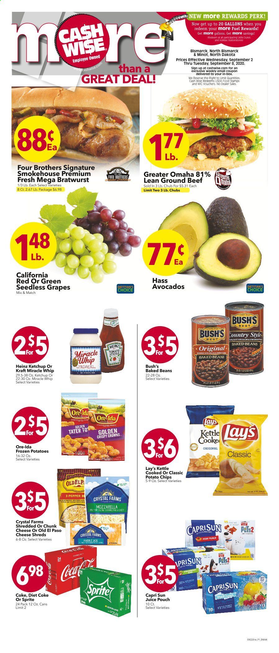 Cash Wise (MN, ND) Weekly Ad September 2 to September 8