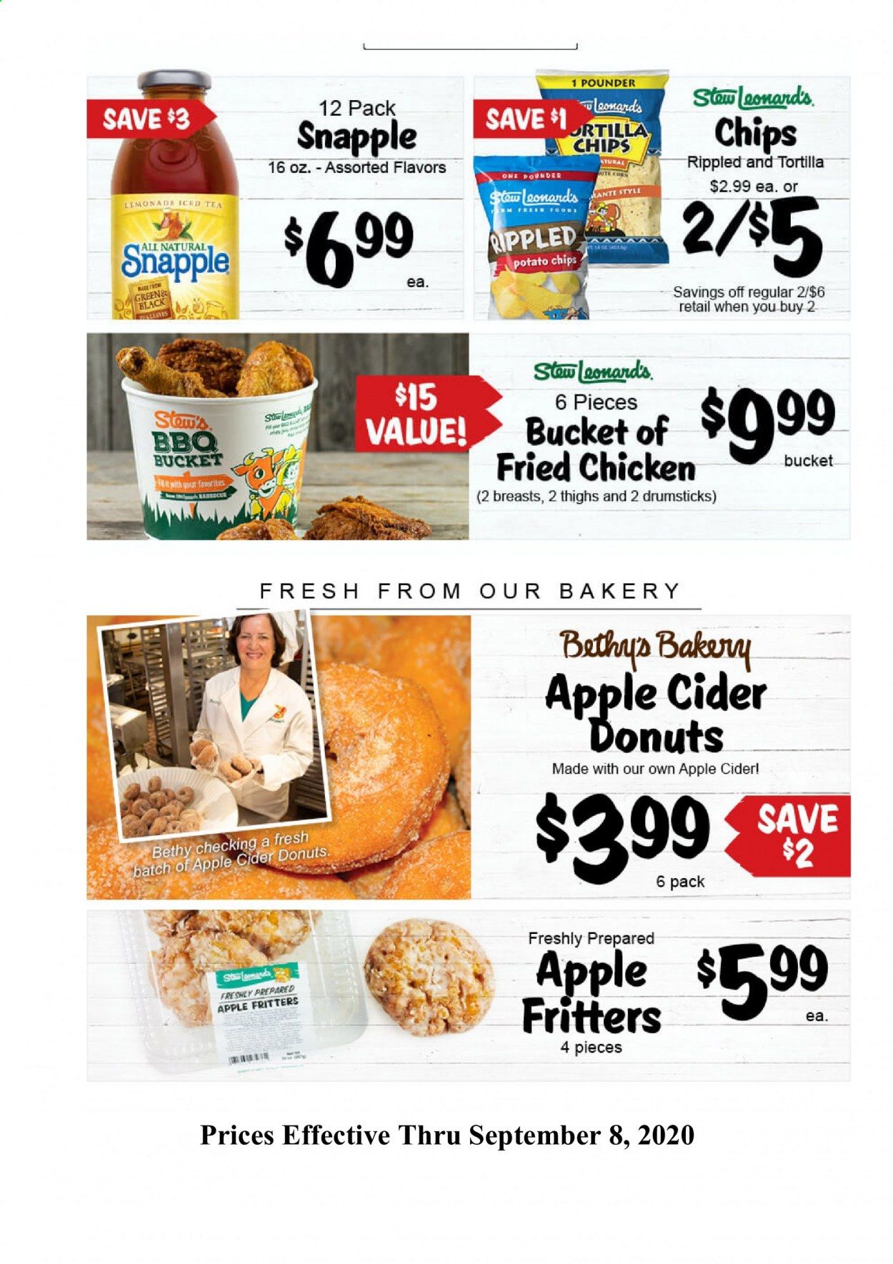 Stew Leonard's Weekly Ad September 2 to September 8