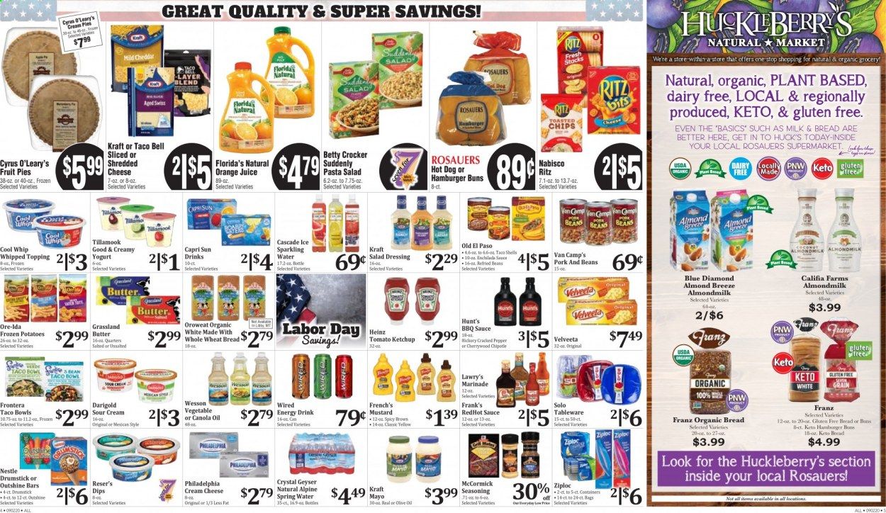Rosauers Weekly Ad September 2 to September 8