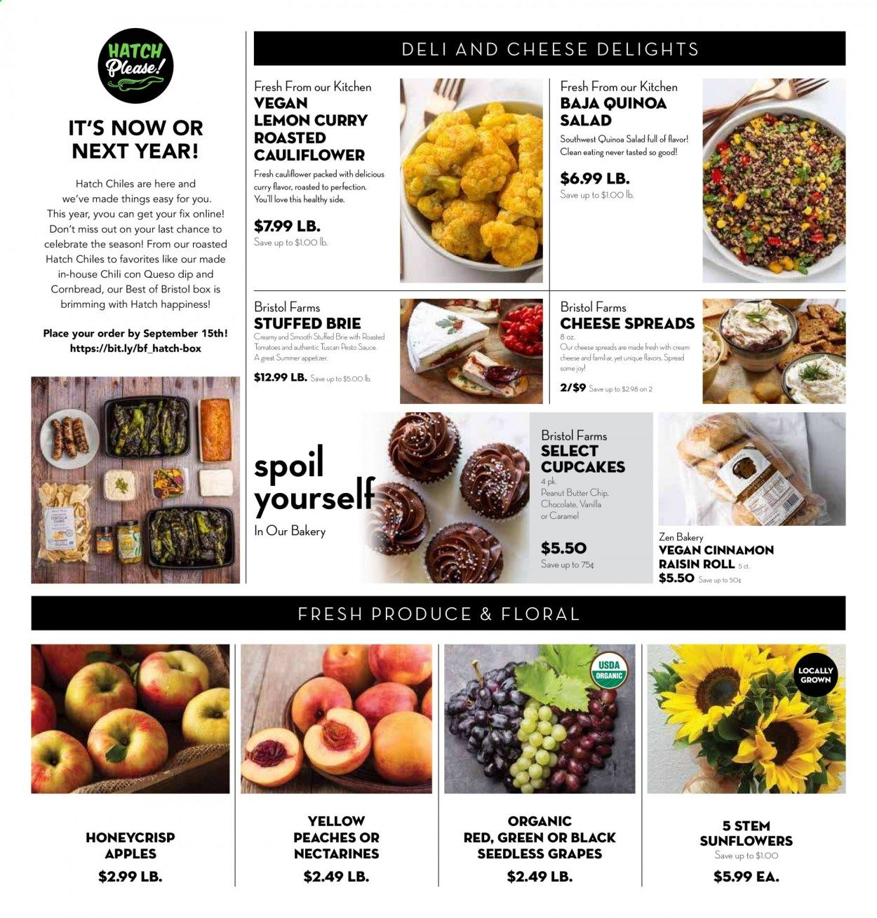 Bristol Farms Weekly Ad September 2 to September 15