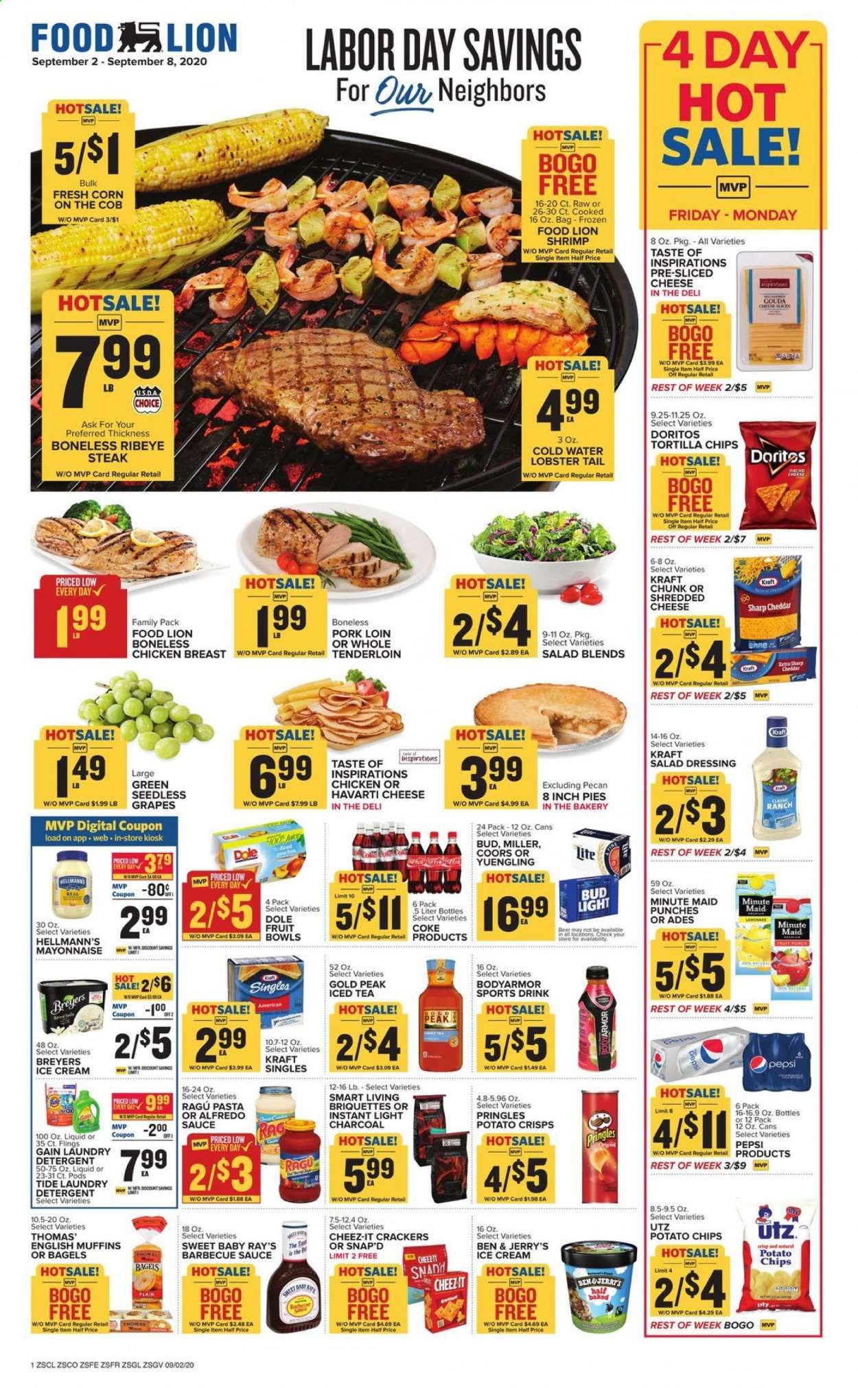 Food Lion (SC) Weekly Ad September 2 to September 8