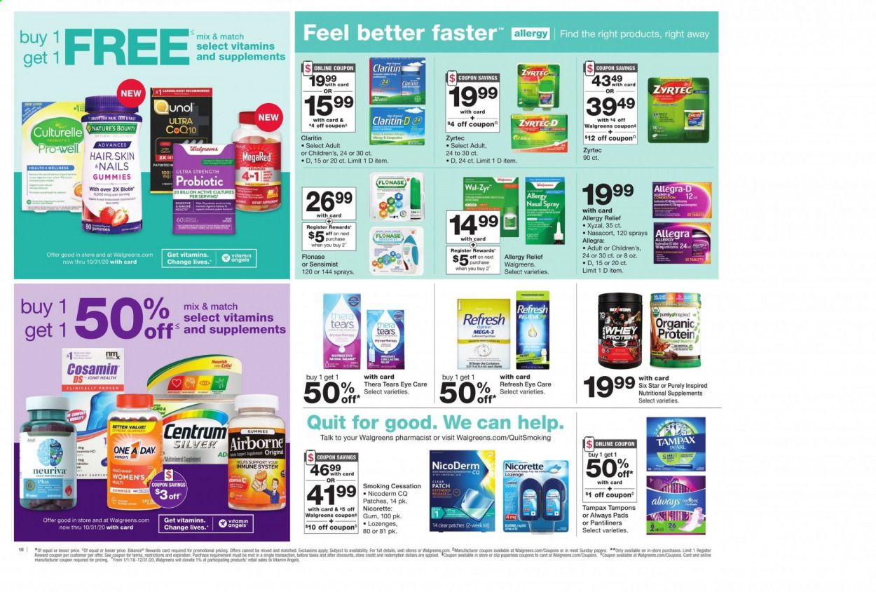 Walgreens Weekly Ad September 6 to September 12