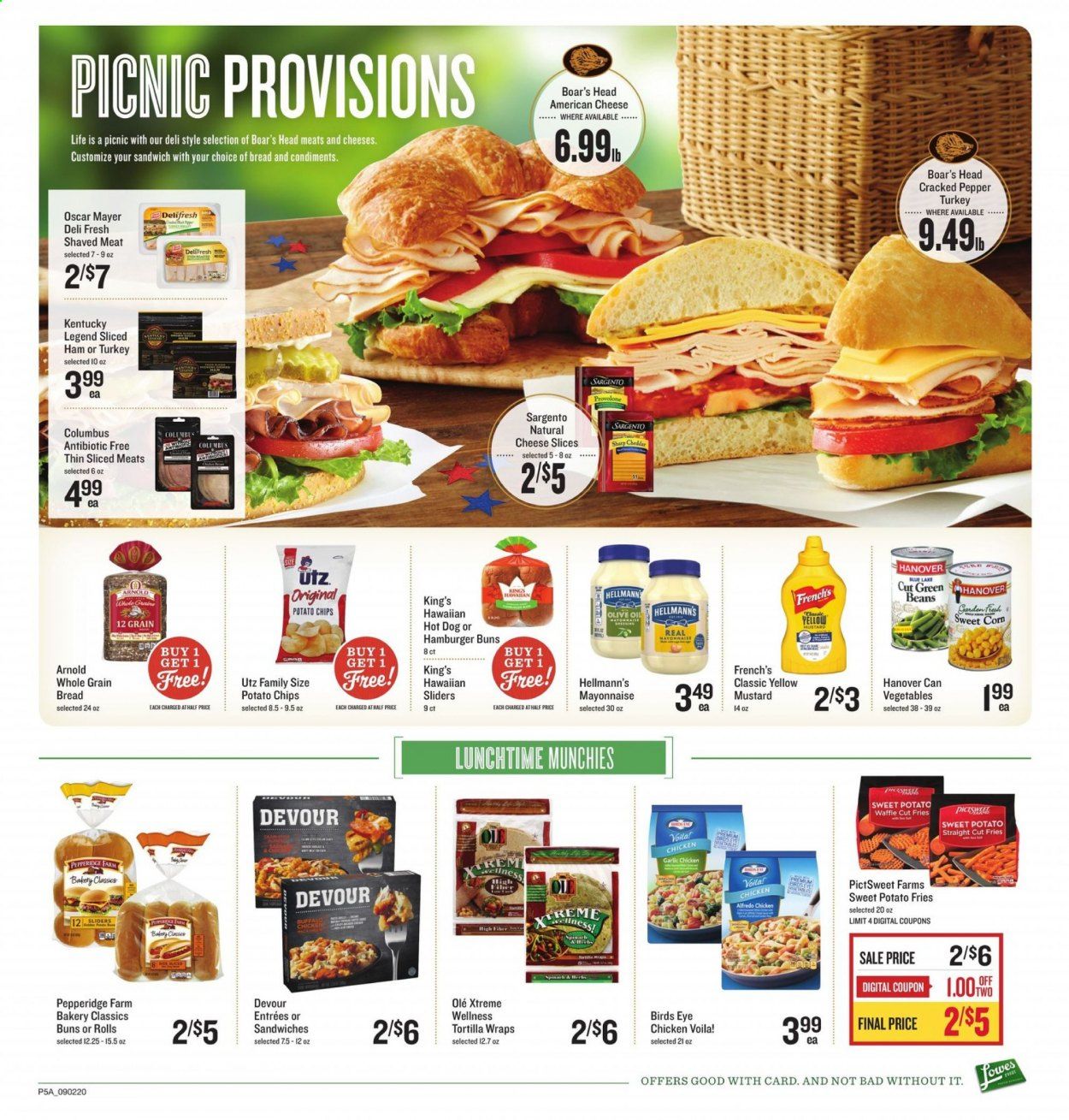 Lowes Foods Weekly Ad September 2 to September 8