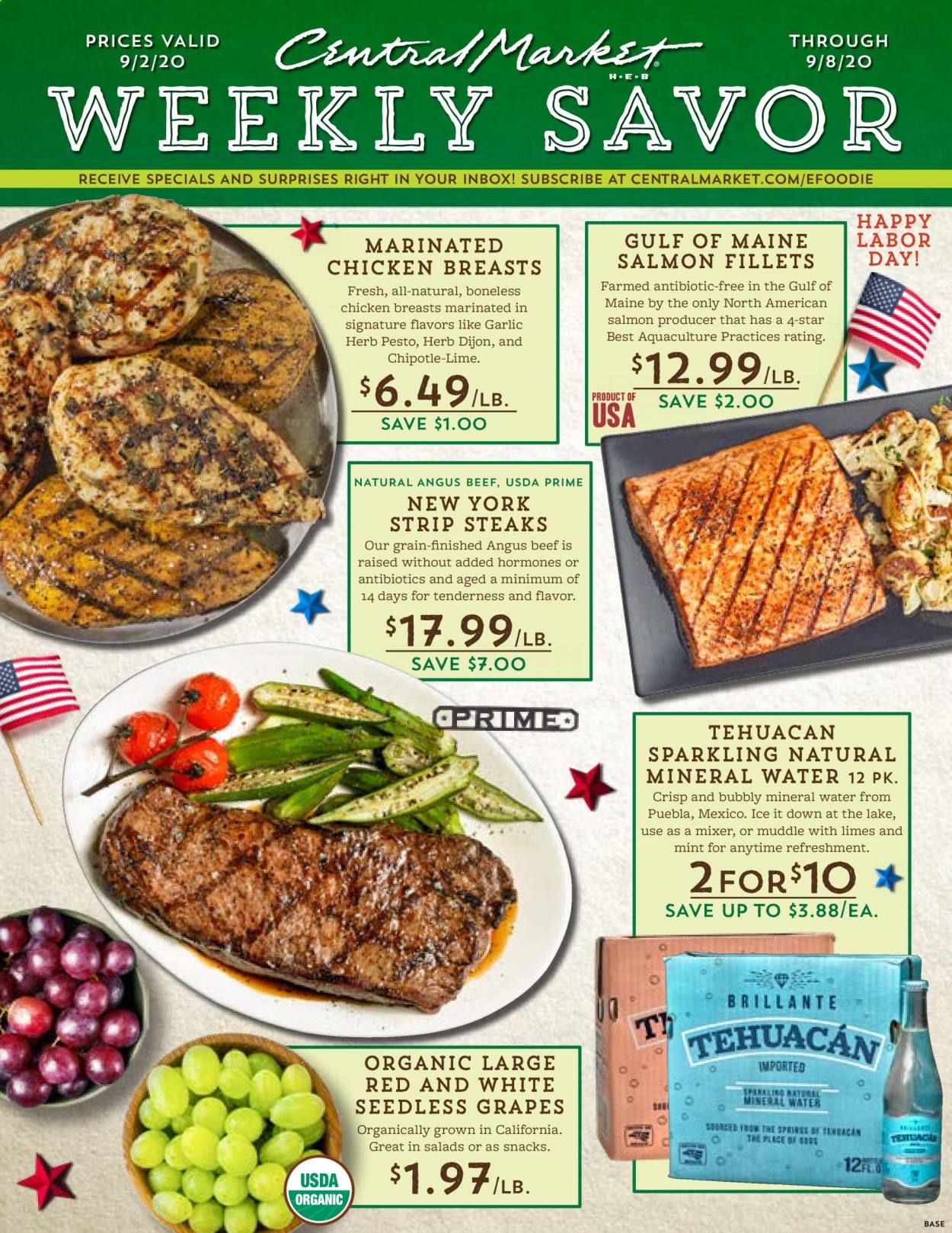 Central Market Weekly Ad September 2 to September 8