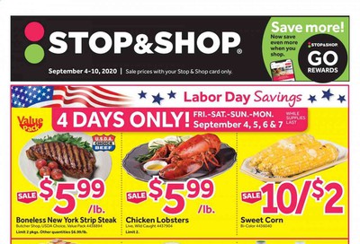 Stop & Shop (MA) Weekly Ad September 4 to September 10