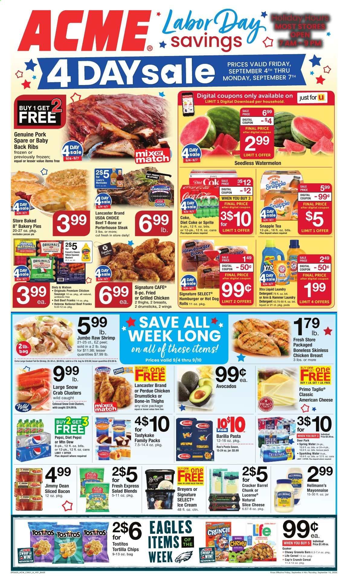 ACME Weekly Ad September 4 to September 10