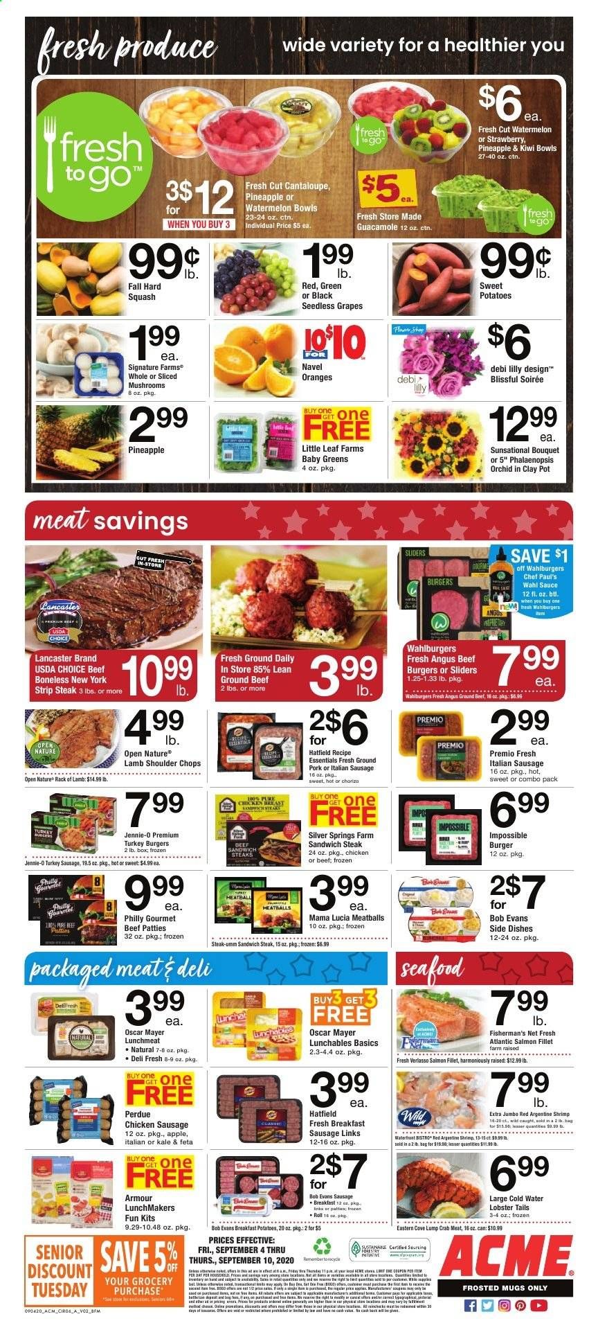 ACME Weekly Ad September 4 to September 10